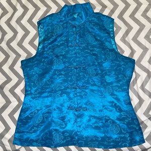 Authentic “Silver Dragon” Chinese Blouse - Size M